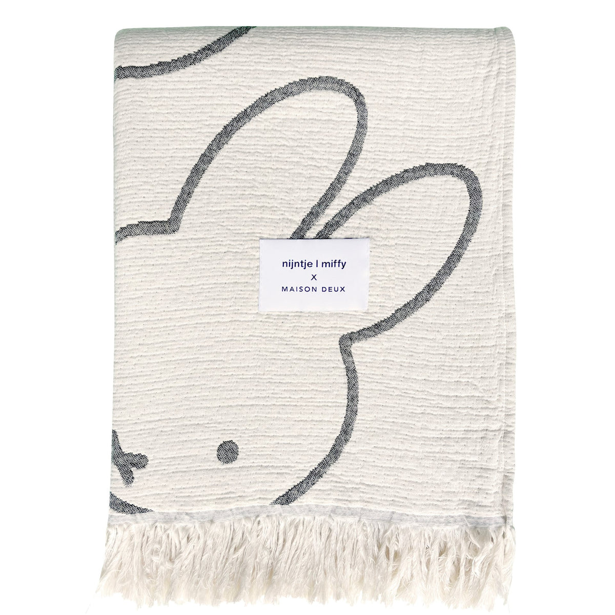 Maison Deux Decke “Miffy” 130x200 cm | 100% Baumwolle | Maison Deux