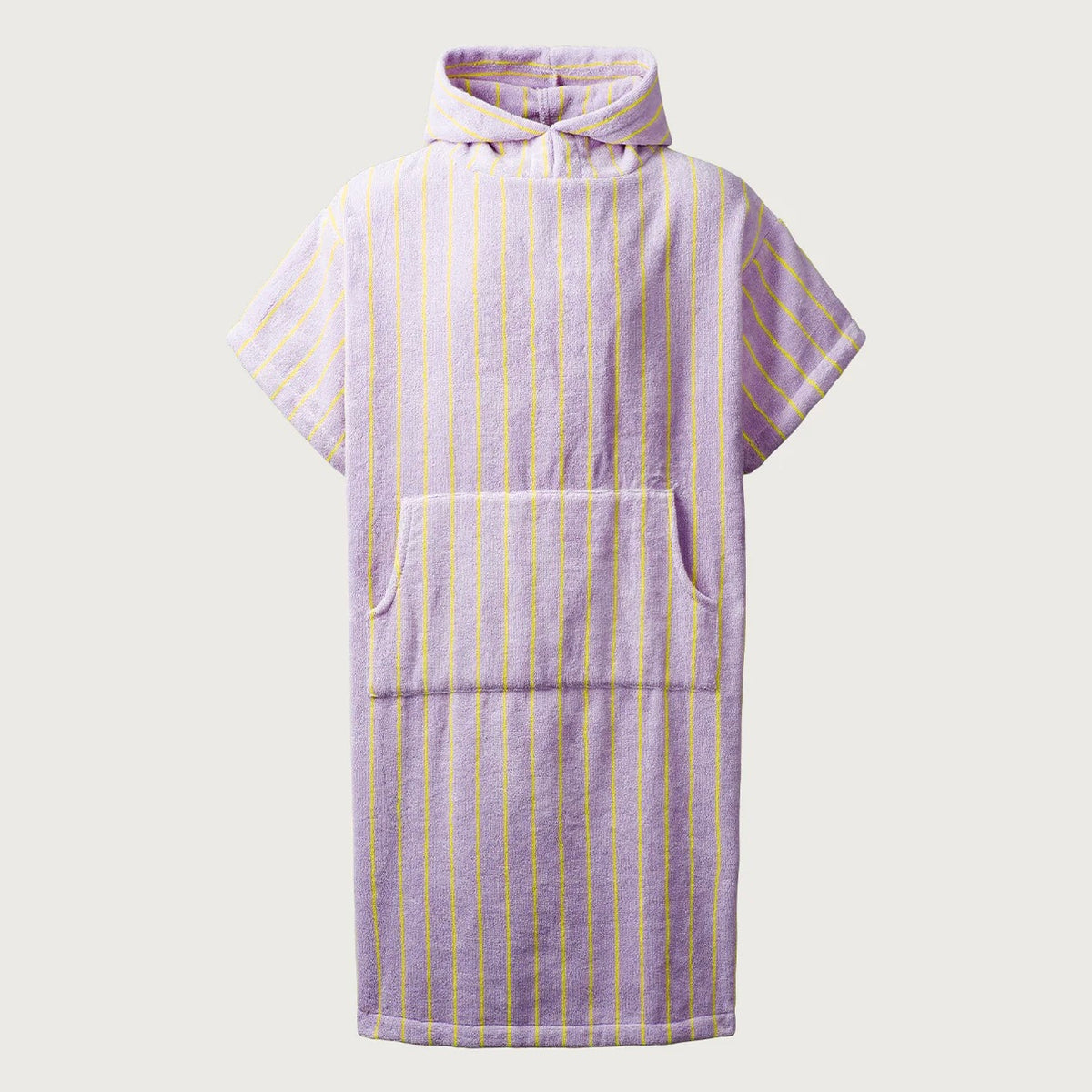 BONGUSTA Poncho „Naram Lilac & Neon Yellow S/M“ | Cooles Farbspiel | BONGUSTA