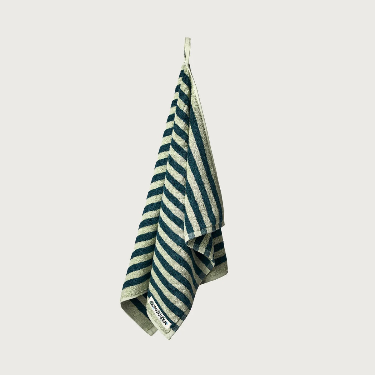 BONGUSTA Badetuch BONGUSTA “Naram Seafoam & Deep Teal” | 70x140 cm | Kuschelig & Hygienisch