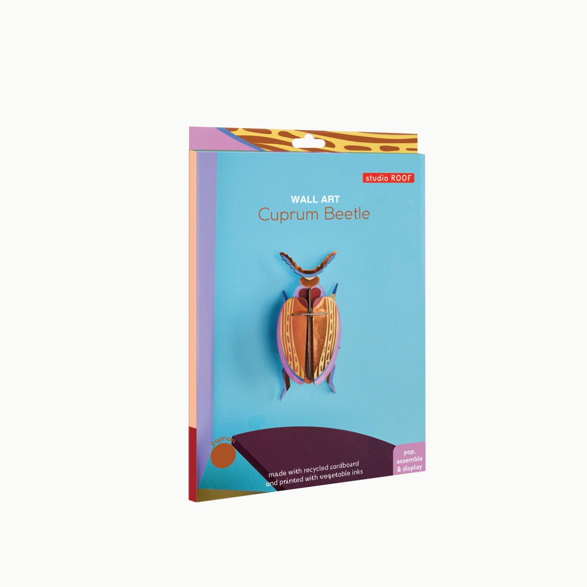 studio ROOF Wanddeko “Cuprum Beetle” | 3D Käfer Design | Studio Roof