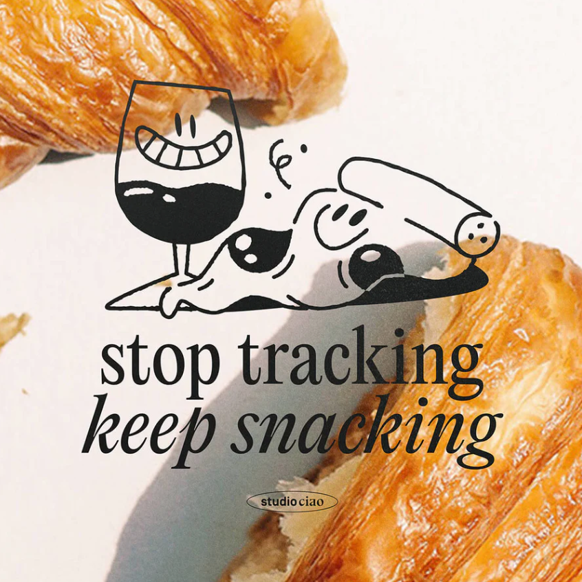 Viel Spass Studio Jutebeutel Studio Ciao "Stop Tracking Keep Snacking" | Baumwolle | Praktisch & Cool