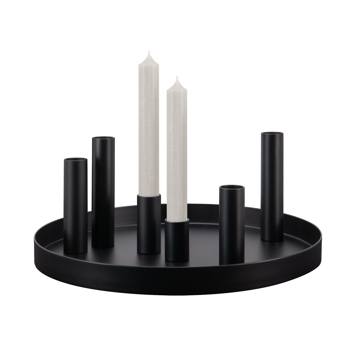 Remember Kerzenhalter “Luna Black” 30 cm | Modernes Design | Remember
