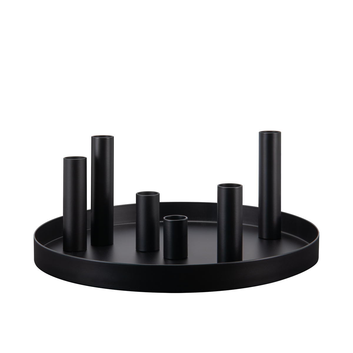Remember Kerzenhalter “Luna Black” 30 cm | Modernes Design | Remember