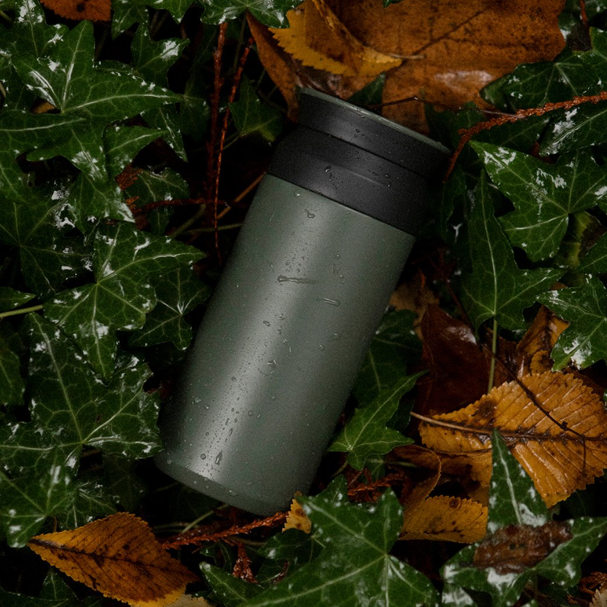 KINTO Thermobecher "Travel Tumbler" Ash Green 350ml | doppelwandig isoliert | KINTO