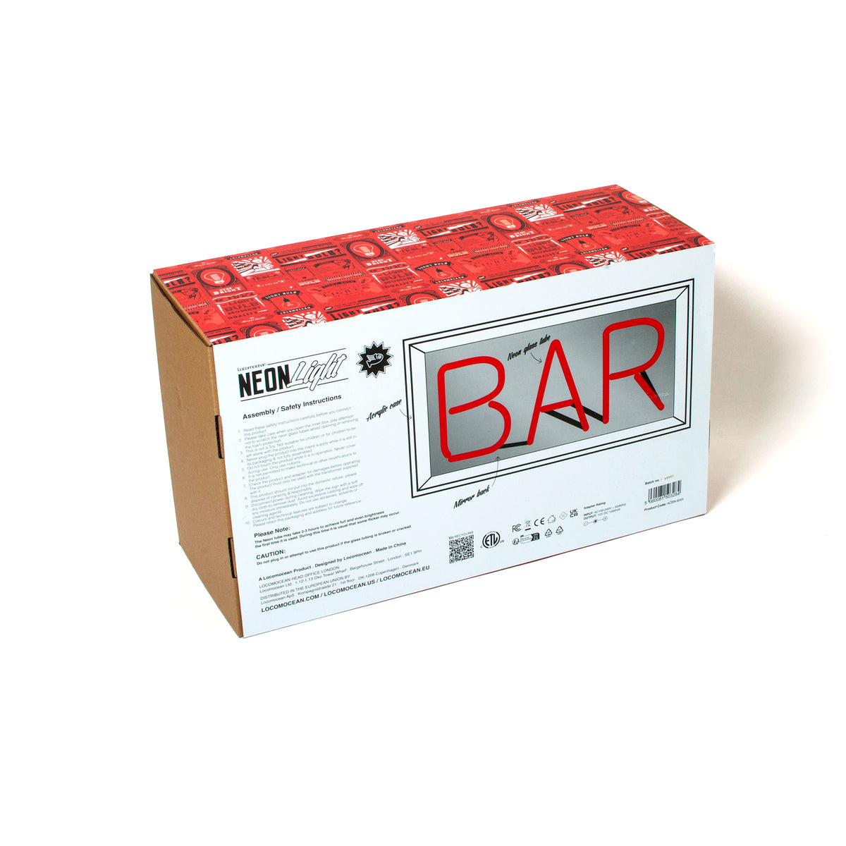 Locomocean Neon Acryl Box Locomocean “Bar” | Trendy & Bunt