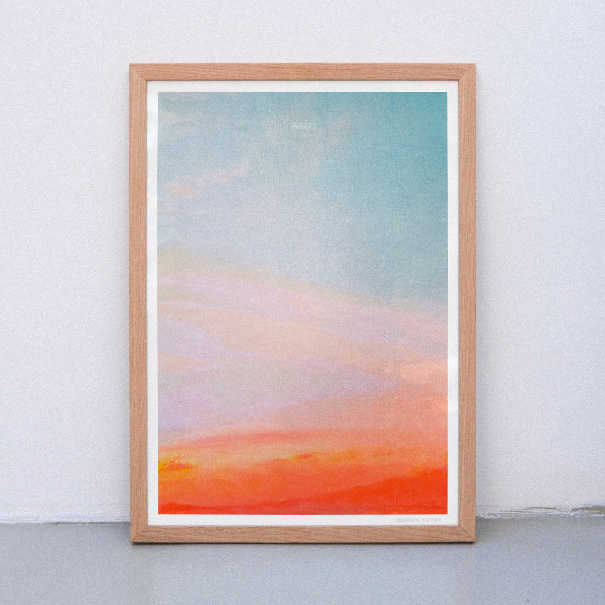 Edition SCHEE Fluorescent Sky (Din A3) | Edition SCHEE | Risographie