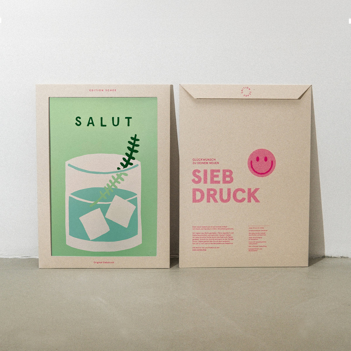 Edition SCHEE Salut (DIN A3) | Edition SCHEE | Siebdruck