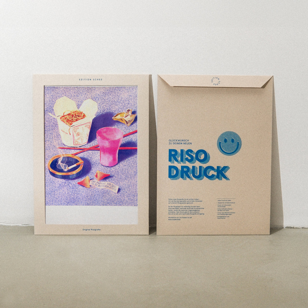 Edition SCHEE Fortune Cookie (Din A3) | Edition SCHEE | Risographie