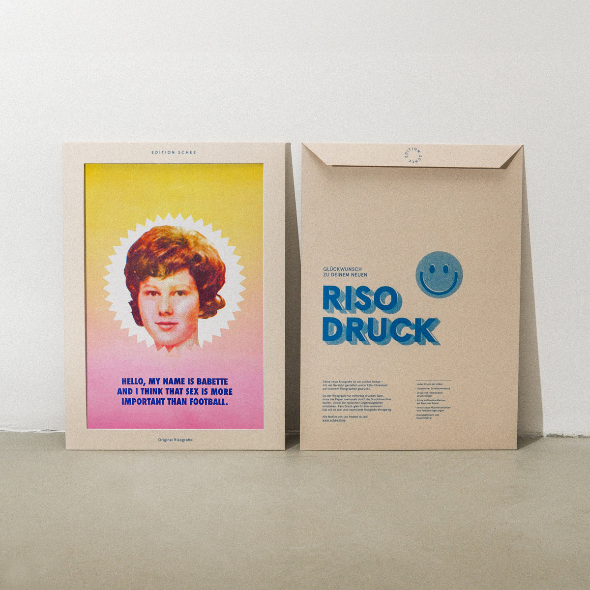 Edition SCHEE Sex and Football (Din A3) | Edition SCHEE | Risographie