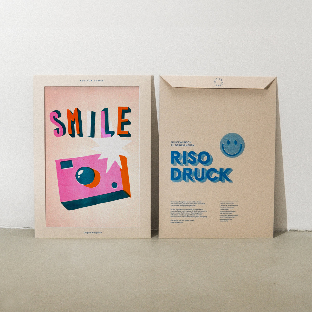 Edition SCHEE Smile (DIN A3) | Edition SCHEE | Risographie