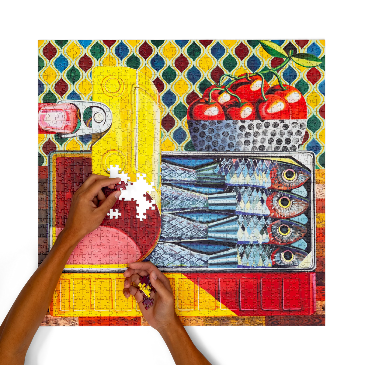 parkside Puzzle “Sardines with Cherry Tomatoes” 1000 Teile | Detailreiches Motiv | parkside