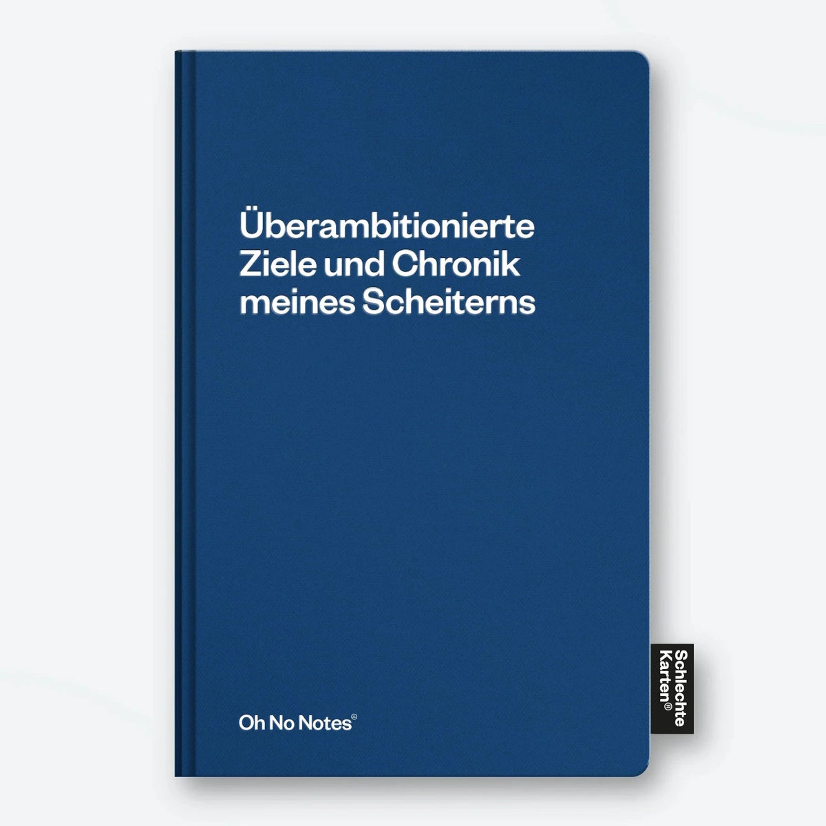 Schlechte Karten Notizbuch „Chronik meines Scheiterns“ | Tragisch. Witzig. Wahr. | Schlechte Karten
