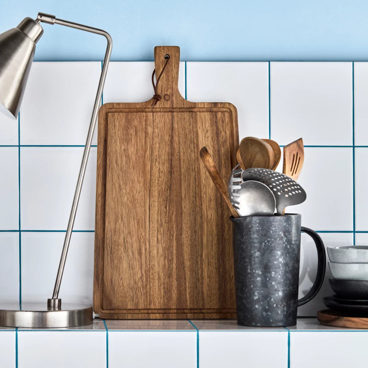 House Doctor Schneidebrett “Walnut” 48 × 28 cm | Walnussholz | House Doctor