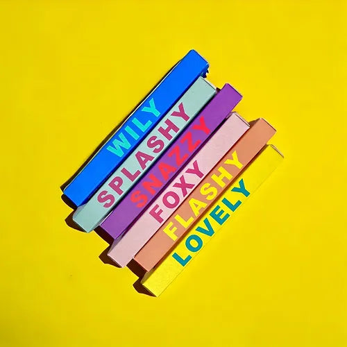 pinkstories Stabkerzen Pinkstories "Rainbow Studio Lovely" | 2 Stk., Handgefertigt