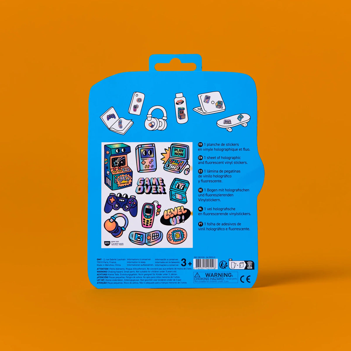 OMY Sticker „Big Game Boy“ | extra groß & retro | OMY