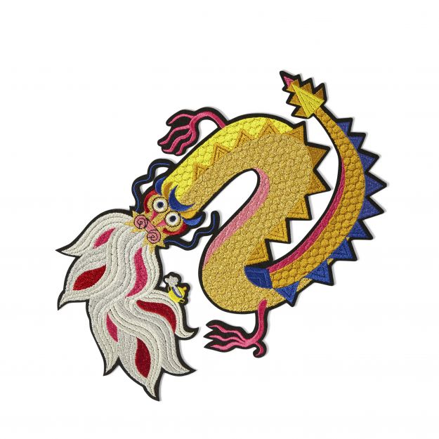 Macon&Lesquoy Stick zum Aufbügeln “Dragon” | Feurig & detailverliebt | Macon&Lesquoy