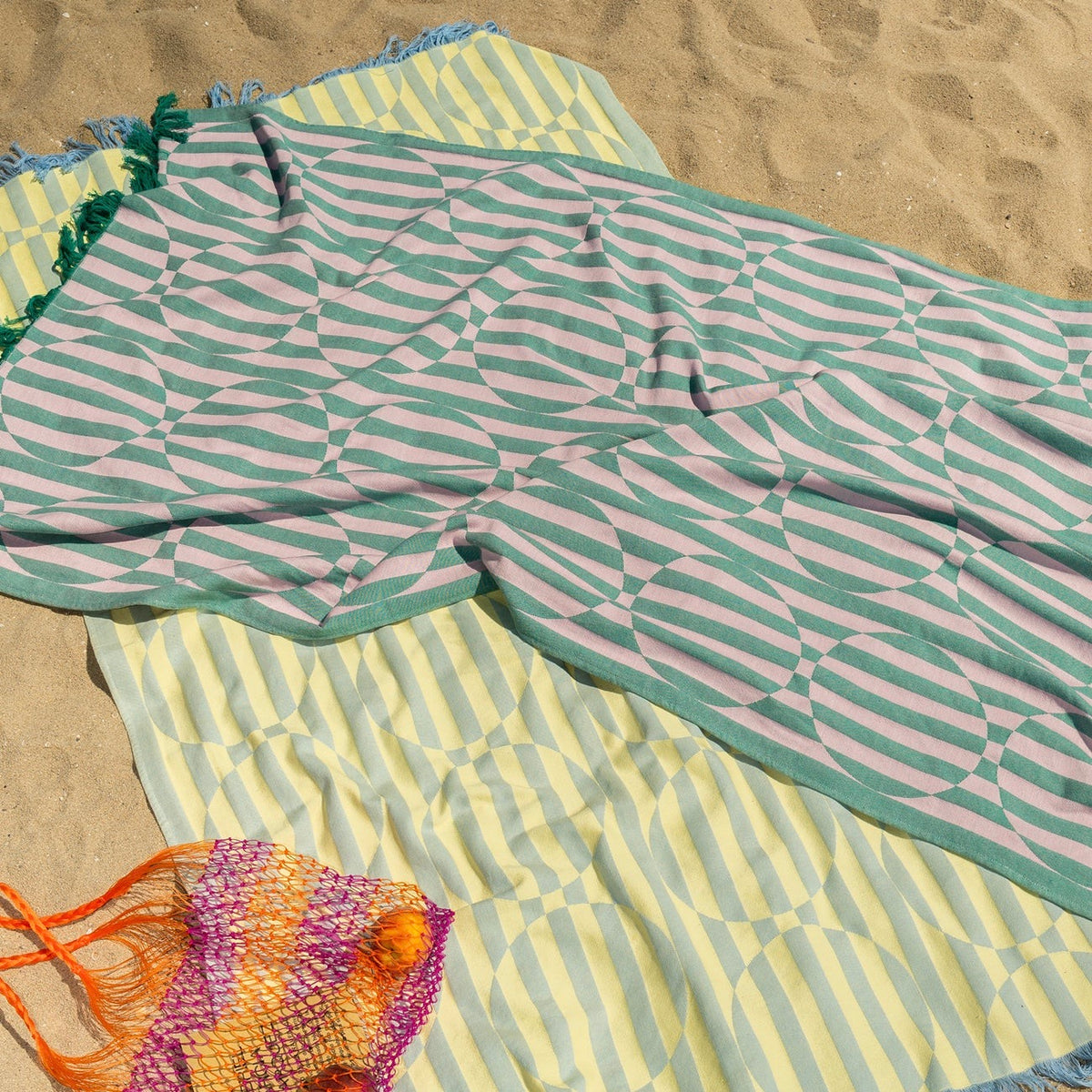 Tarta Gelatina Strandtuch “Water Melon Slushie” 100 × 170 cm | Sommerliches Design | Tarta Gelatina