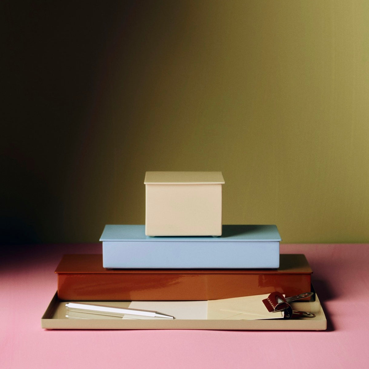 HAY Tablett „Modular Rectangular Tray Large“ | Beige | HAY