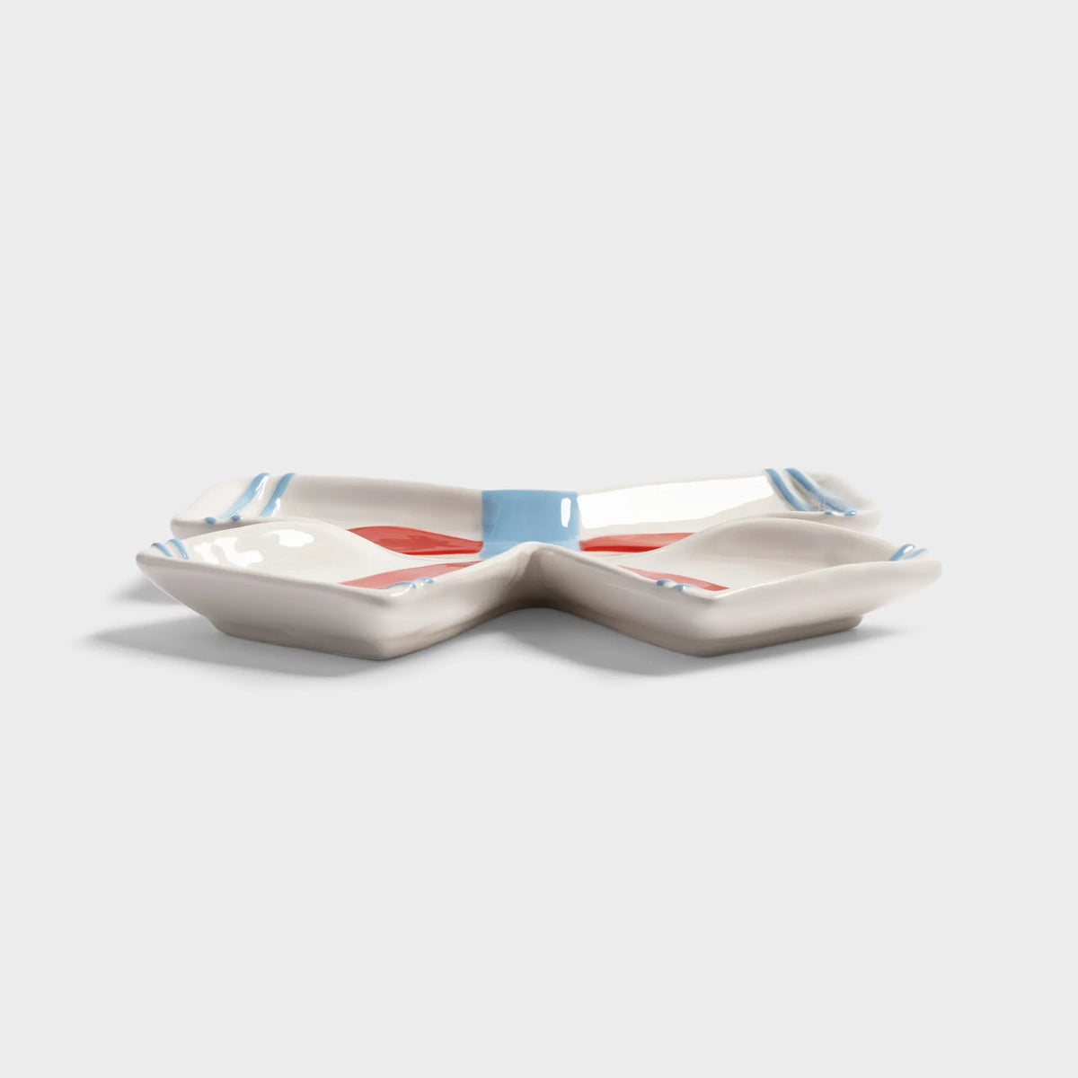 &Klevering Teller/Schale „Ribbon White“ | Für Süßes & Schönes | &Klevering