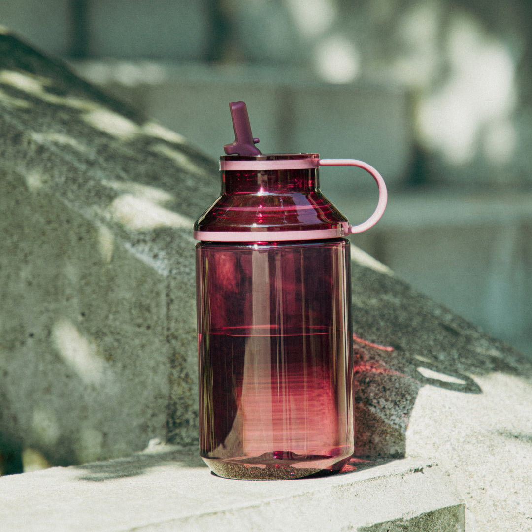 KINTO Trinkflasche "Active Bottle" Magenta 600ml | Sportlich & Stylisch | KINTO