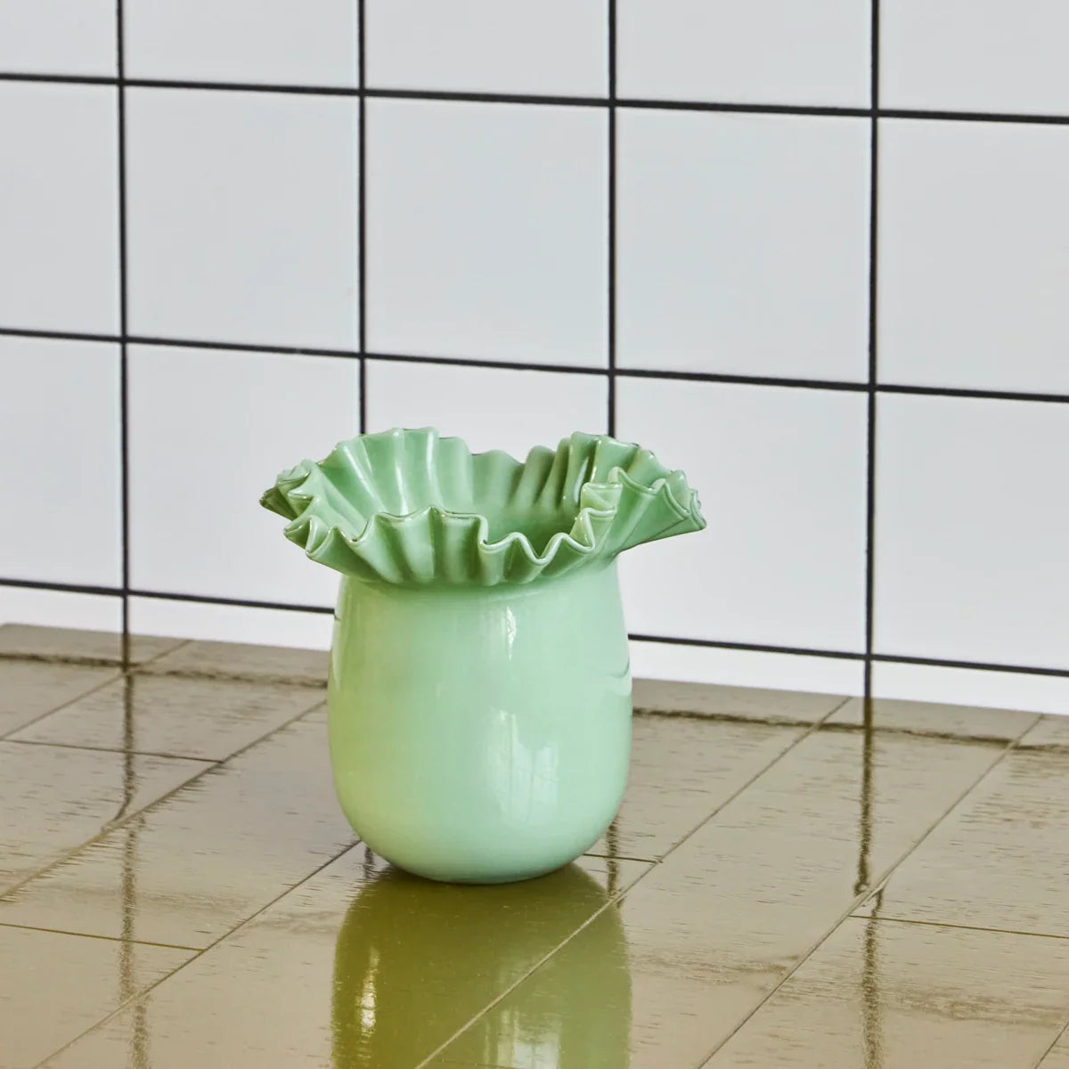 House Doctor Vase “Flee” Grün | Modernes Design | House Doctor