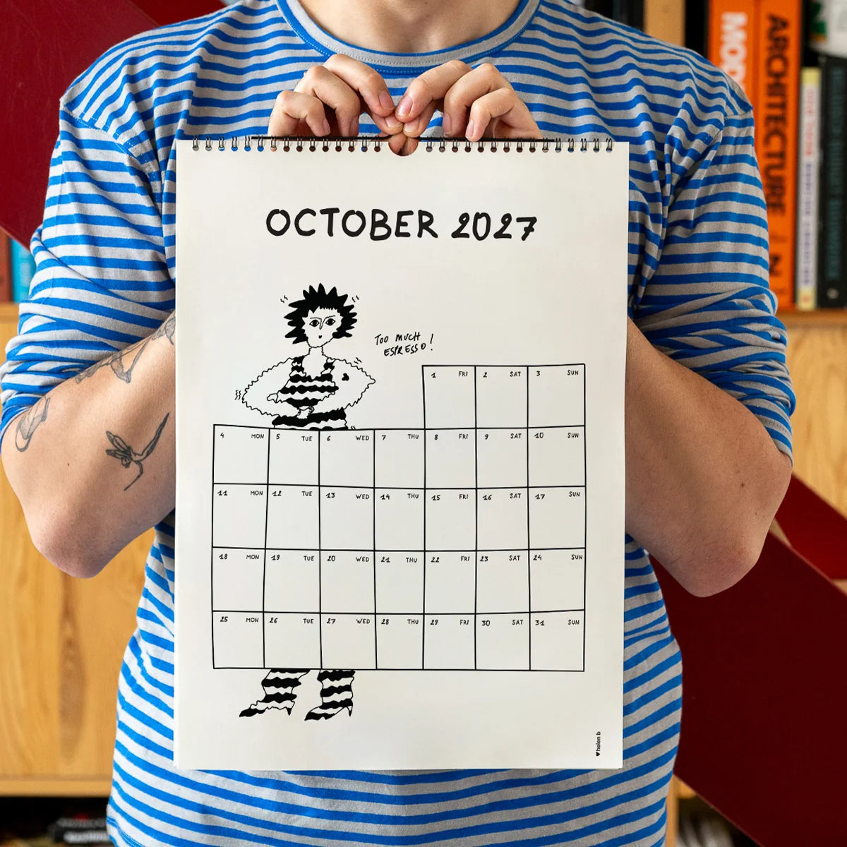 helen b Wandkalender “Helen B” 2027 | Illustrativer Kalender | helen b