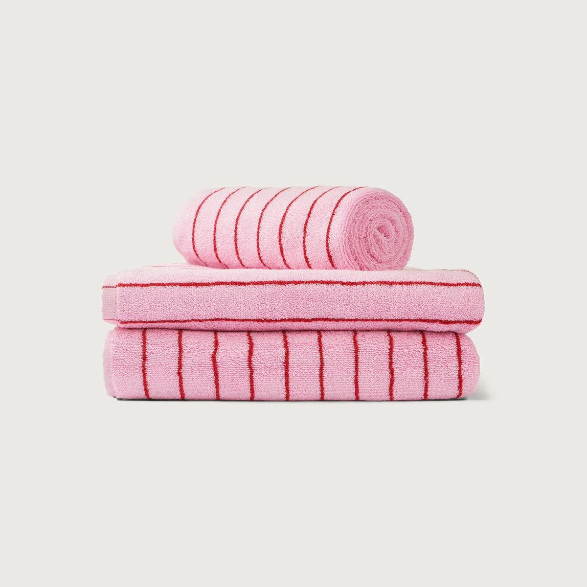 BONGUSTA Waschlappen BONGUSTA “Naram Baby Pink & Sky Patrol” | 30x30 cm | Sanfte Farbkombination