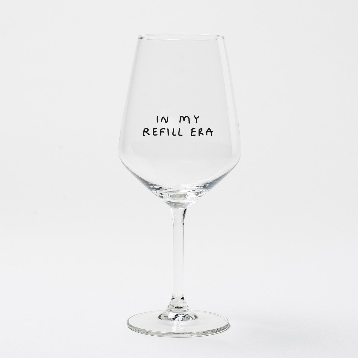 selekkt Weinglas “In My Refill Era” | Cheers zur neuen Ära | selekkt
