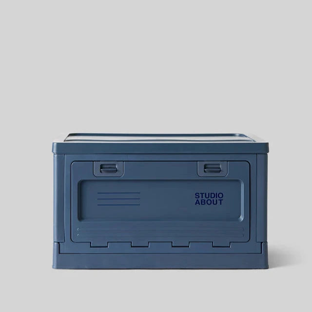 Studio About Aufbewahrungsbox „Large Dark Blue“ | Klare Form, tiefer Ton | Studio About