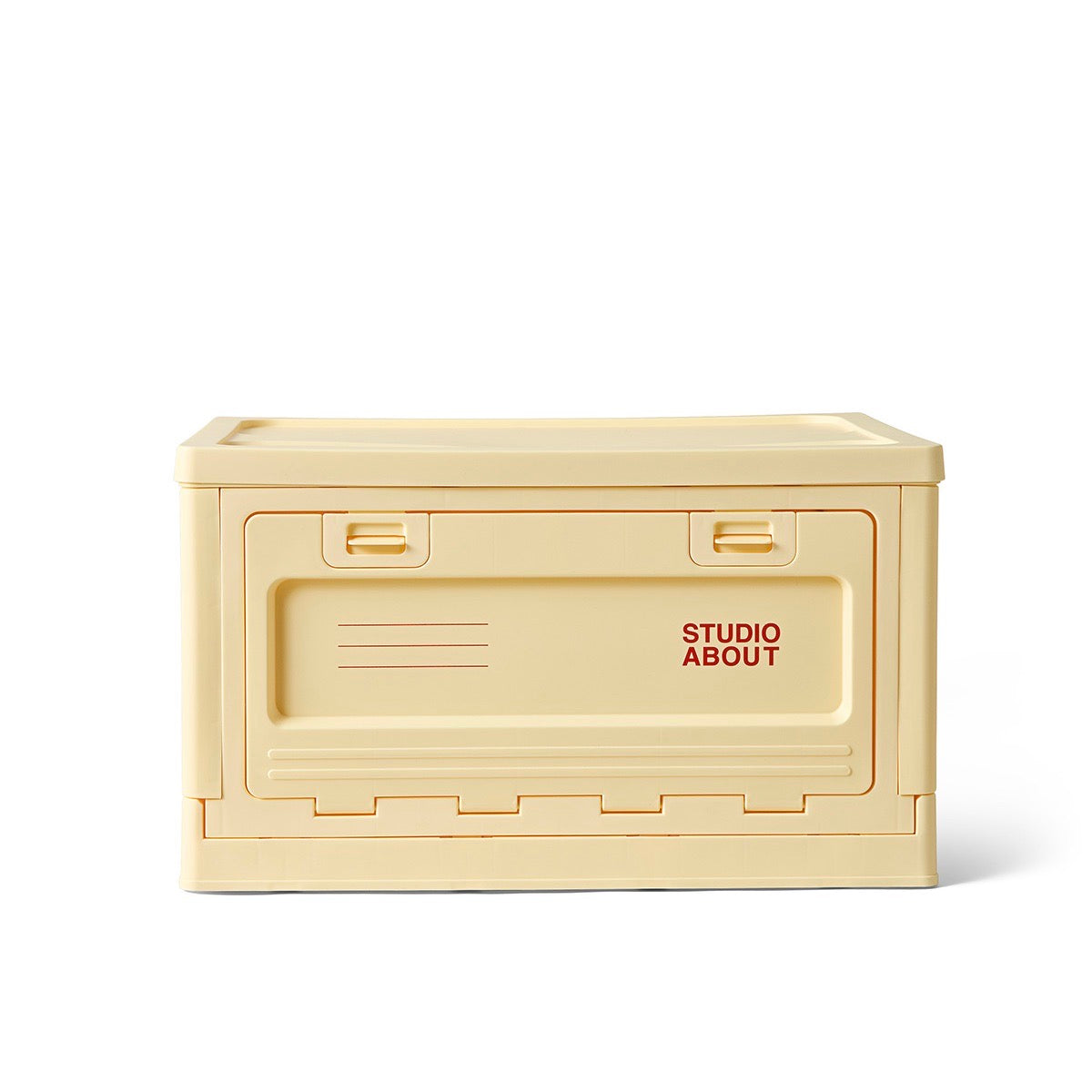 Studio About Aufbewahrungsbox Studio About "Large" | Light Yellow Kunststoff | Modern & Minimalistisch