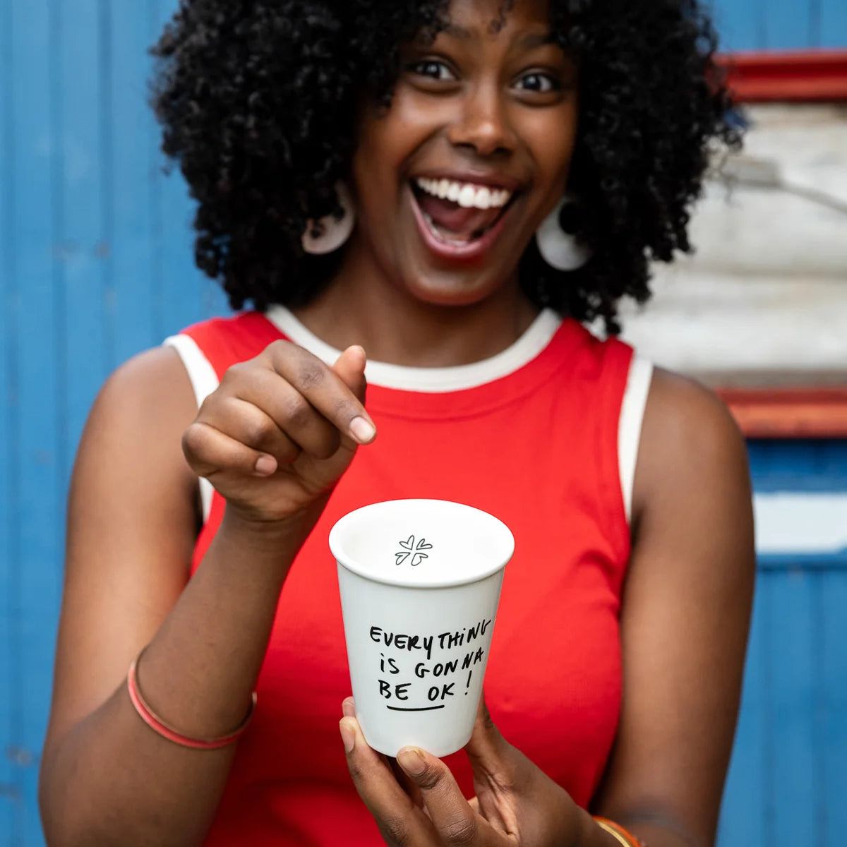 helen b Design Mug “Everything Is Gonna Be Ok” | Statement Becher | helen b