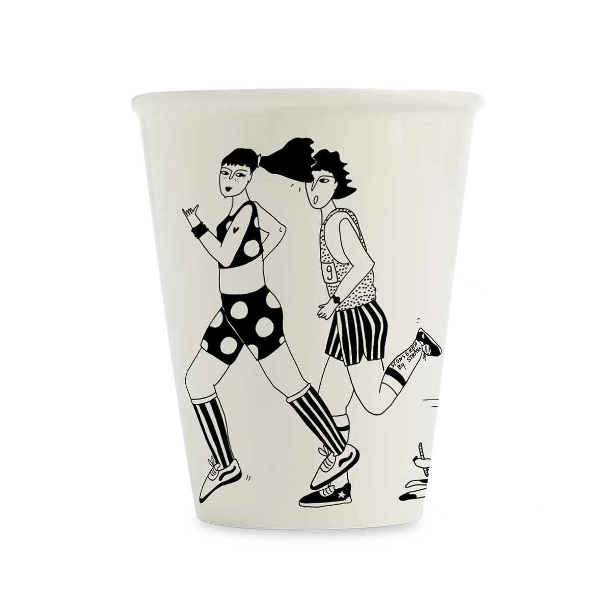 helen b Design Mug “Running for Life” | Verspieltes Design | helen b