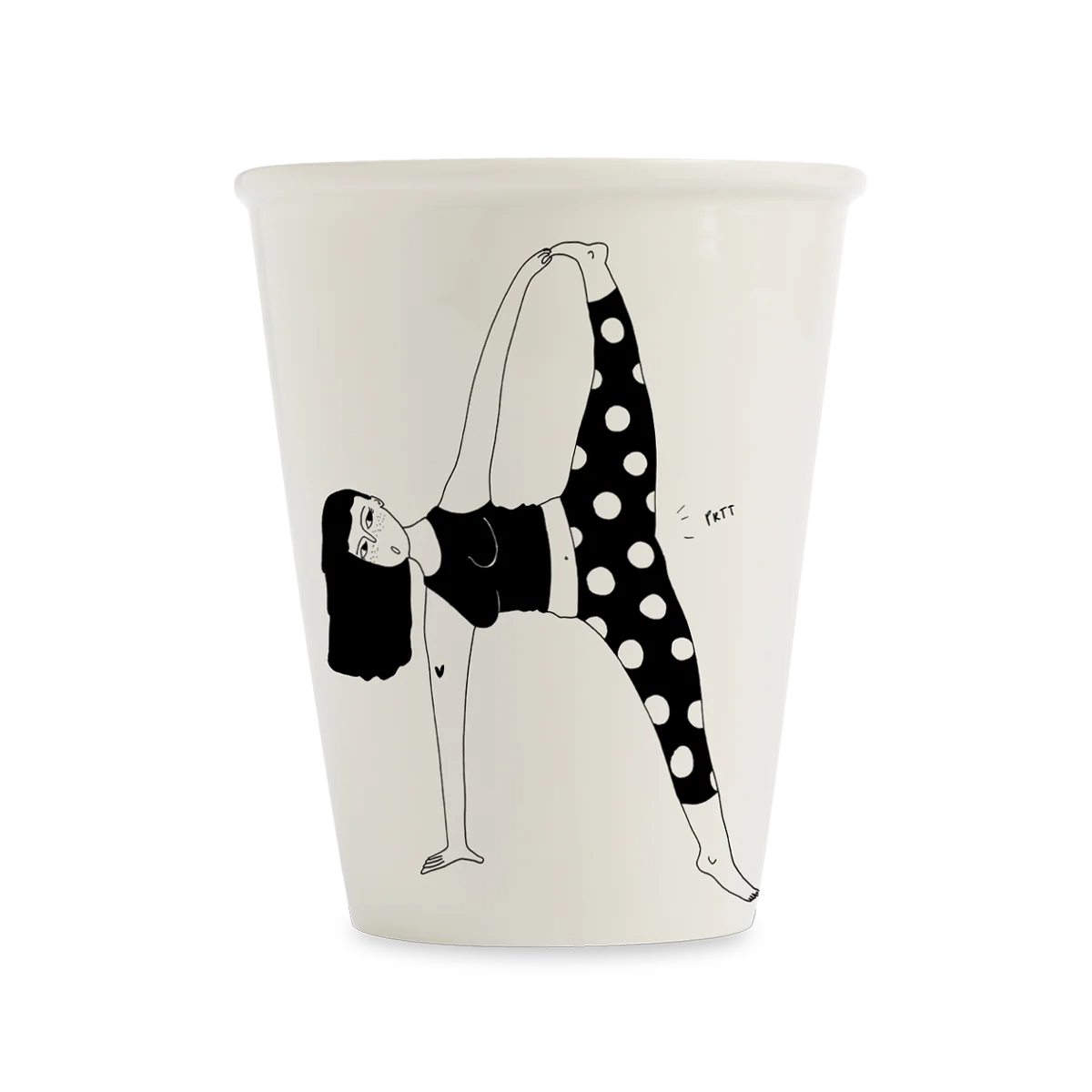 helen b Design Mug “Yoga Fart” | Humorvolles Design | helen b