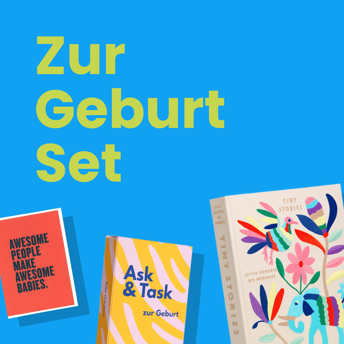 SCHEE Geschenkset zur Geburt | Erinnerungen für frischgebackene Eltern