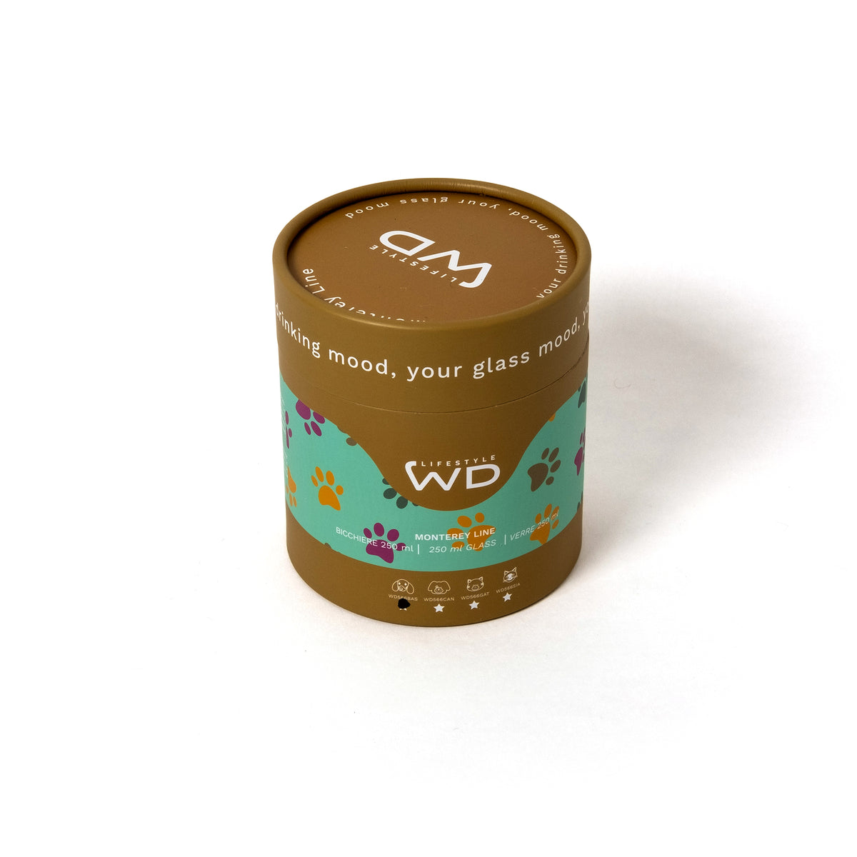WD Lifestyle Glas “Dackel” (250ml) | Für Hundefans mit Stil | WD Lifestyle