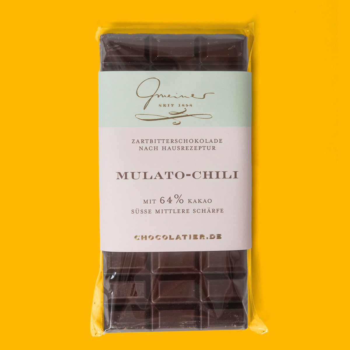 Confiserie Gmeiner Schokolade „Mulato-Chili“ | Würzige Schokolade | Confiserie Gmeiner