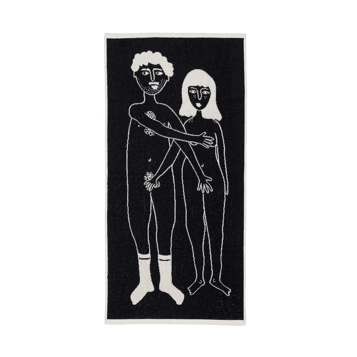 helen b Handtuch “Naked Couple” 50x100 cm | Design Handtuch | helen b