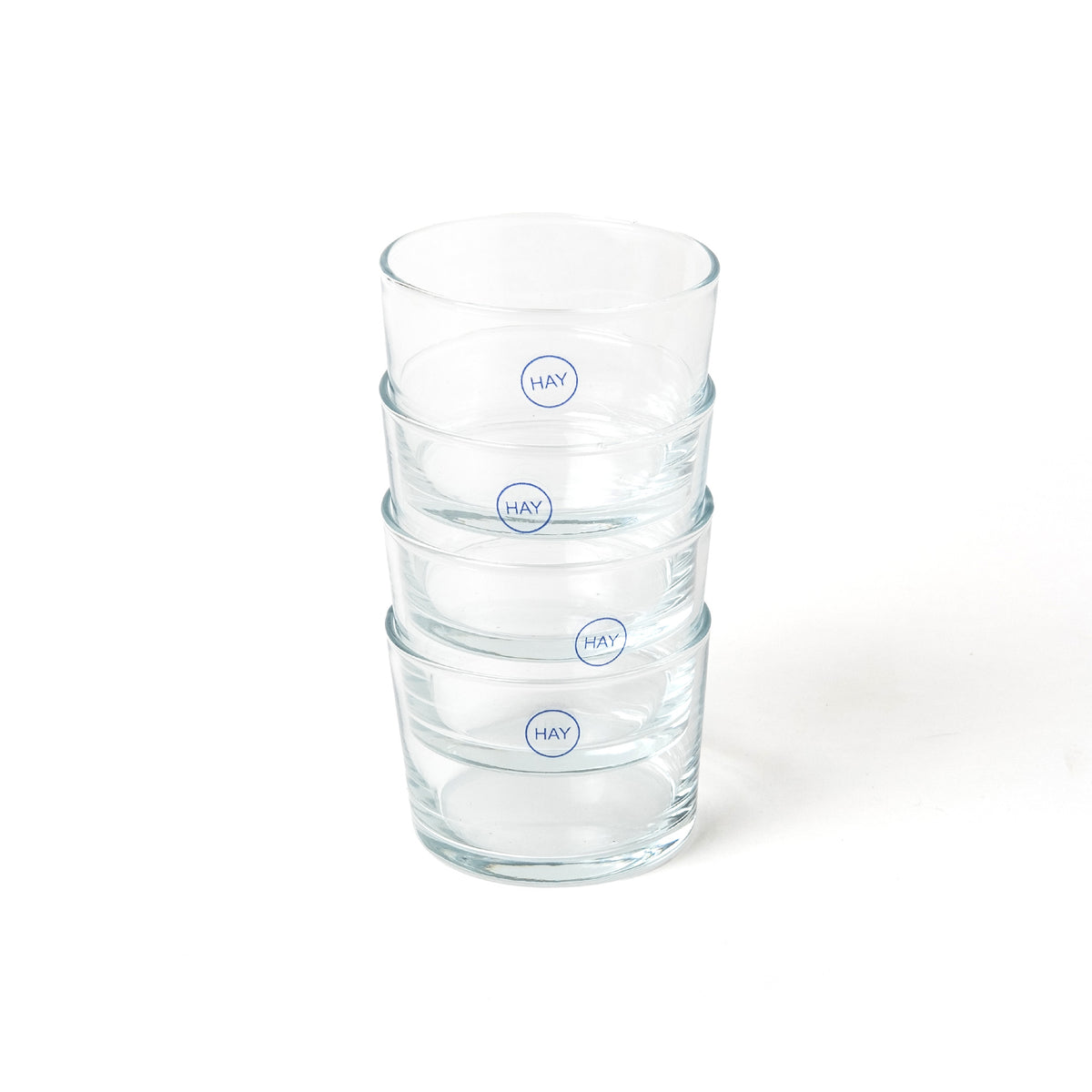 HAY Glas „Small Clear“ 4 Stk. | 4er Set | Fein & minimal | HAY