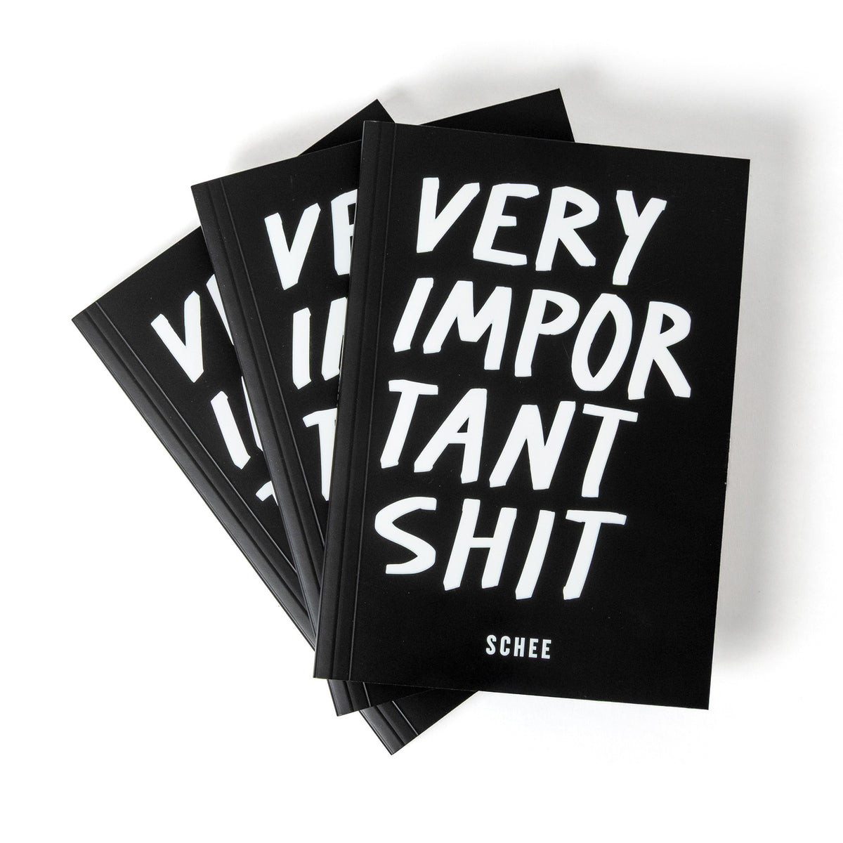 Edition SCHEE Notizbuch „Very Important Shit“ | DIN A5 | Edition SCHEE