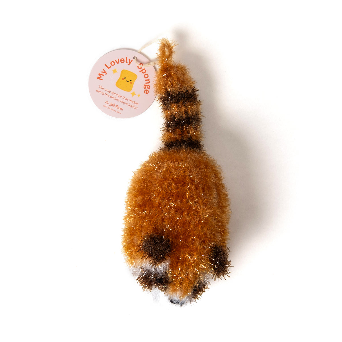 Schwamm “Racoon” Braun | Cooles Design | Joli Poom