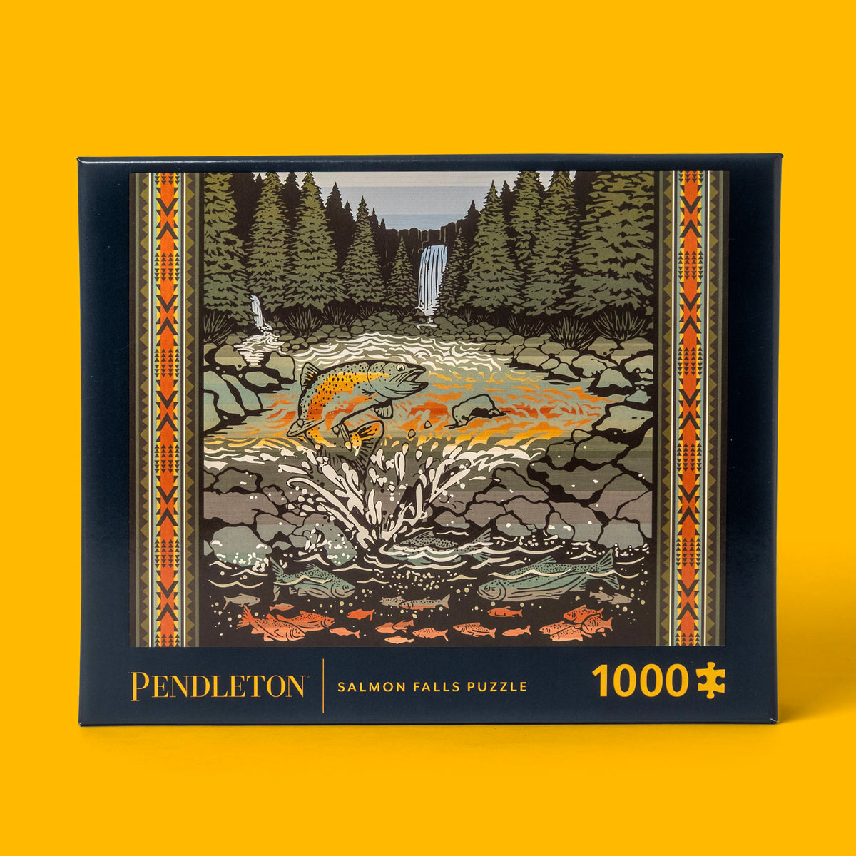 P.S. Publishers' Services Macmillan Puzzle “Pendleton Salmon Falls” 1000 Teile | Macmillan