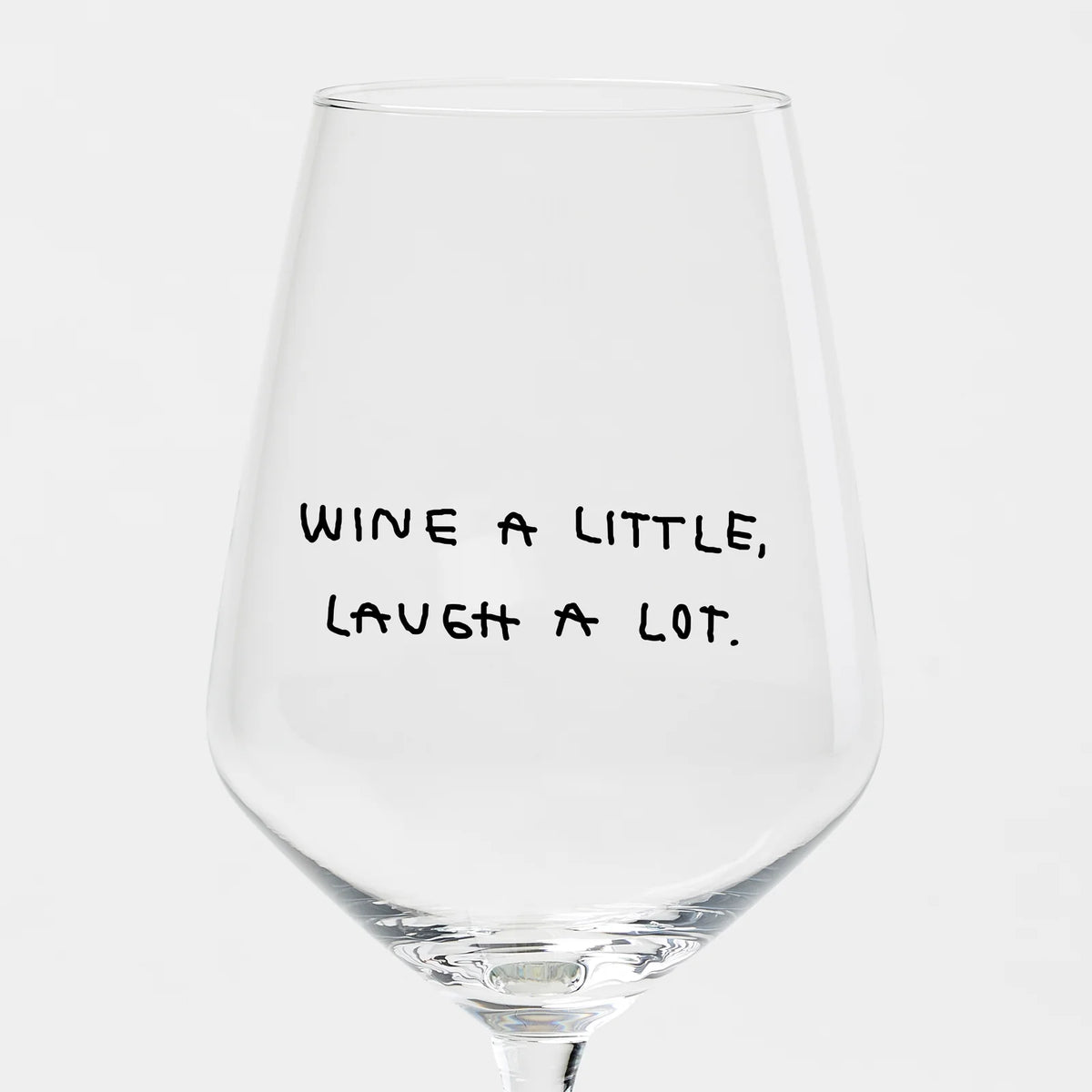 selekkt Weinglas “Wine a Little” | Weinliebe mit Humor | selekkt