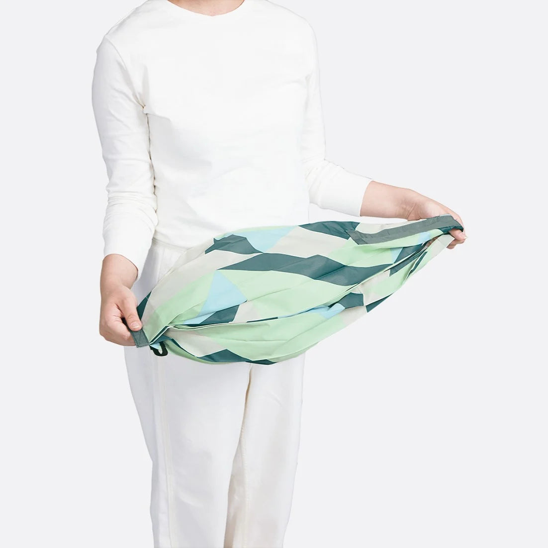 Shupatto Einkaufsbeutel “Sea Glass DROP” M | Faltbare Einkaufstasche | Shupatto