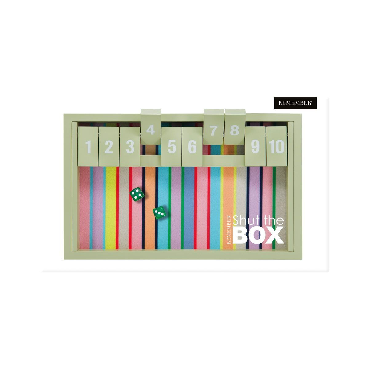Remember Spiel “Shut the Box” | Würfelspiel | Remember