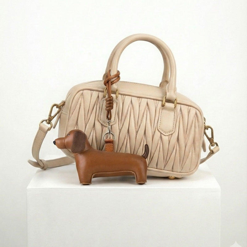 Züny Bag Charm “Teckel Tan” | Schlüsselanhänger | Züny