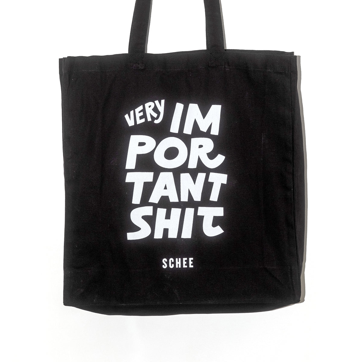 Edition SCHEE Canvastasche "Important Shit" | Siebdruck | Edition SCHEE