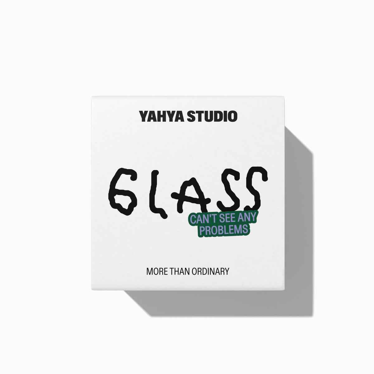 YAHYA Studio Trinkglas „Can't See Any Problems“ | Witziger Spruch | YAHYA Studio