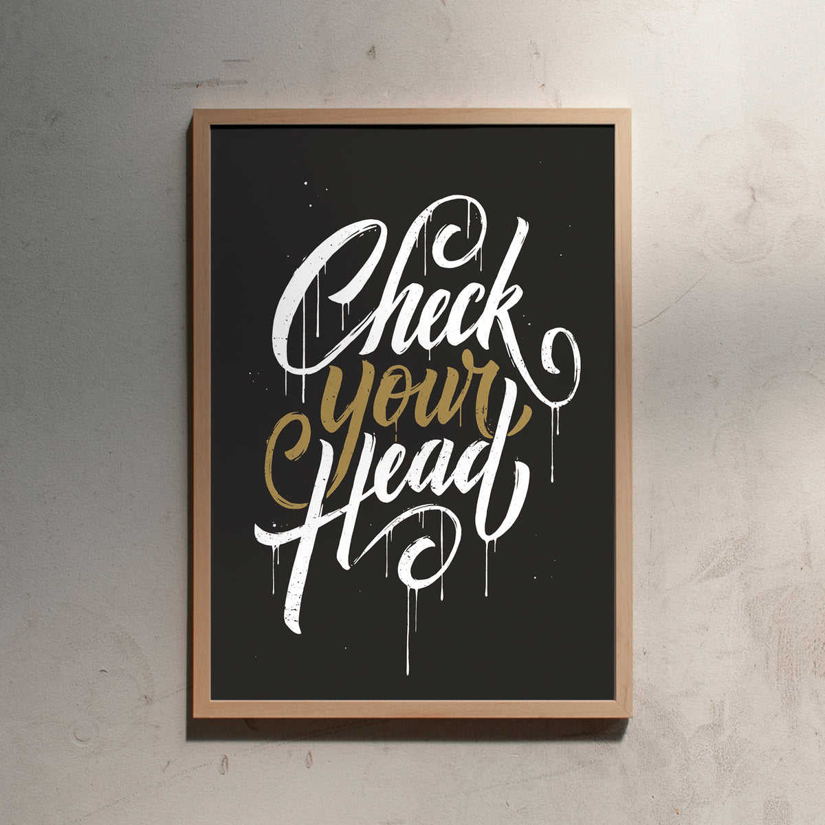 Tobias Saul Check your Head (Din A2)