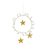 House Doctor Kranz “Star Ring Messing White” 15cm | House Doctor