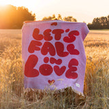 Textilwerk Decke „Fall in Love“ (150x200cm) | Textilwerk | Gemütliche Decke